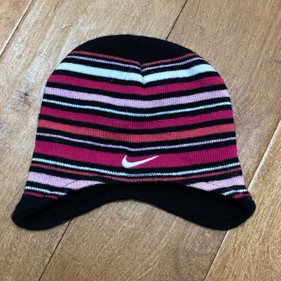 Nike Other - Nike Multicolor Striped Beanie Toddler 1-2Y